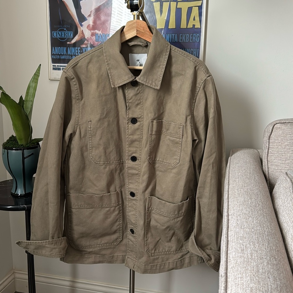 H&M Tan Chore Coat/Jacket Size Medium